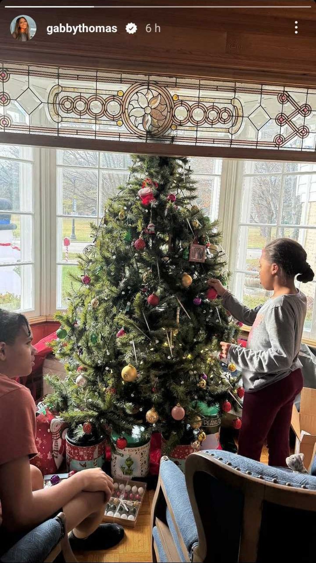 Via Gabby Thomas' Instagram story